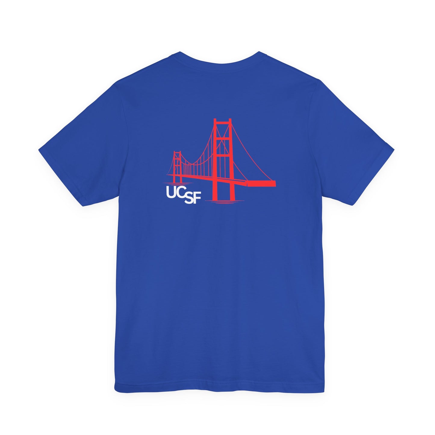 Simple Work Dark Colored Red Bridges Unisex Jersey Short Sleeve Tee