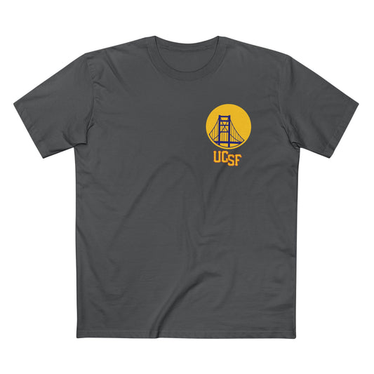 Yellow Blue Golden Gate Simple Work Tee