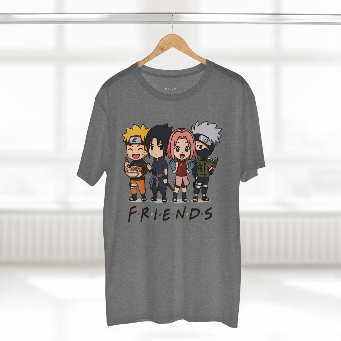 Naruto Friends Front Anime Inspired Tee