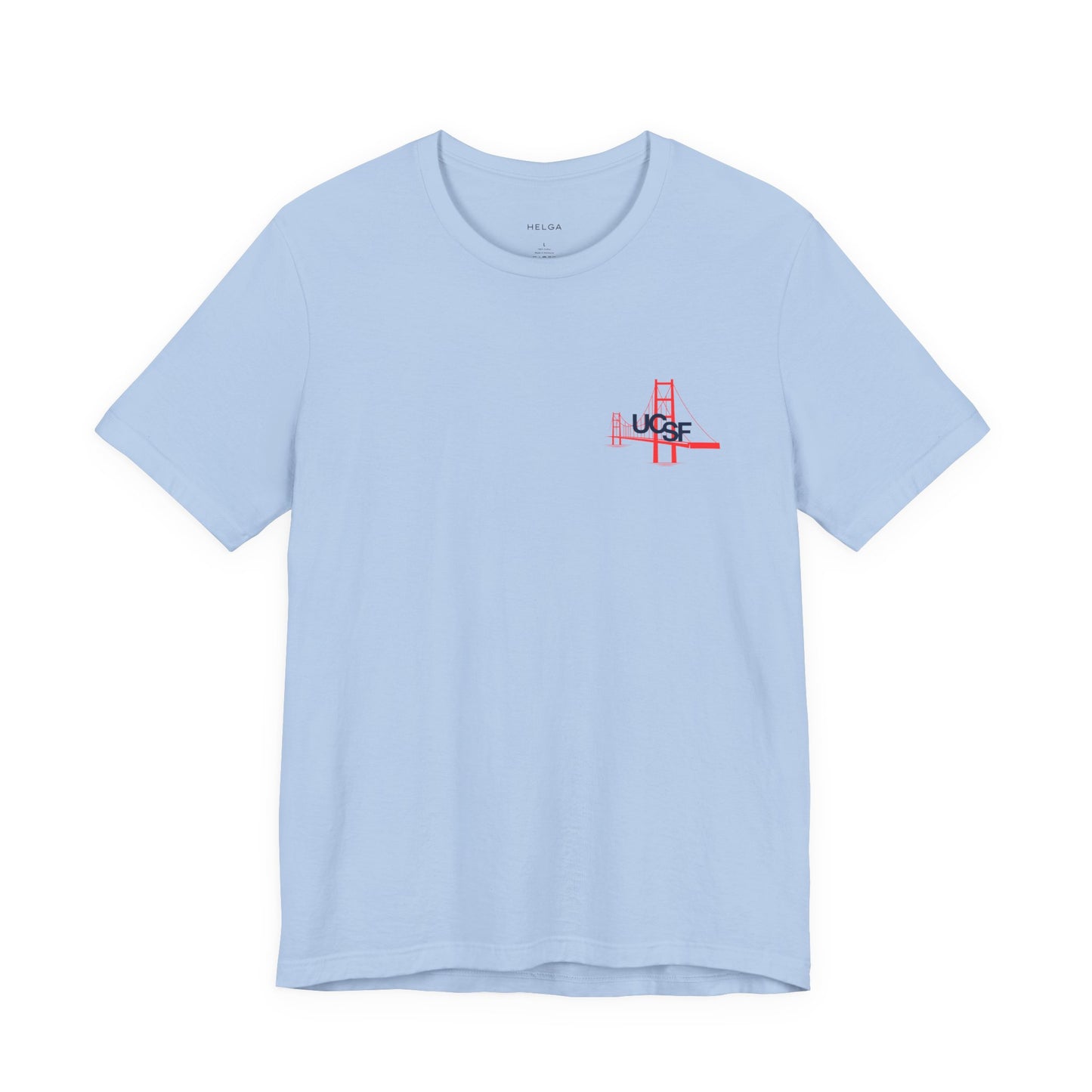 Simple Work Light Colored Cali Flag Unisex Jersey Short Sleeve Tee