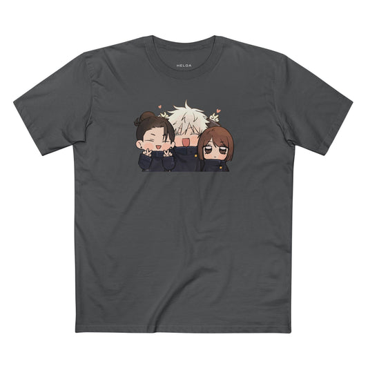 Life With Besties Jujutsu Kaisen Friends Chibi Anime Inspired Tee