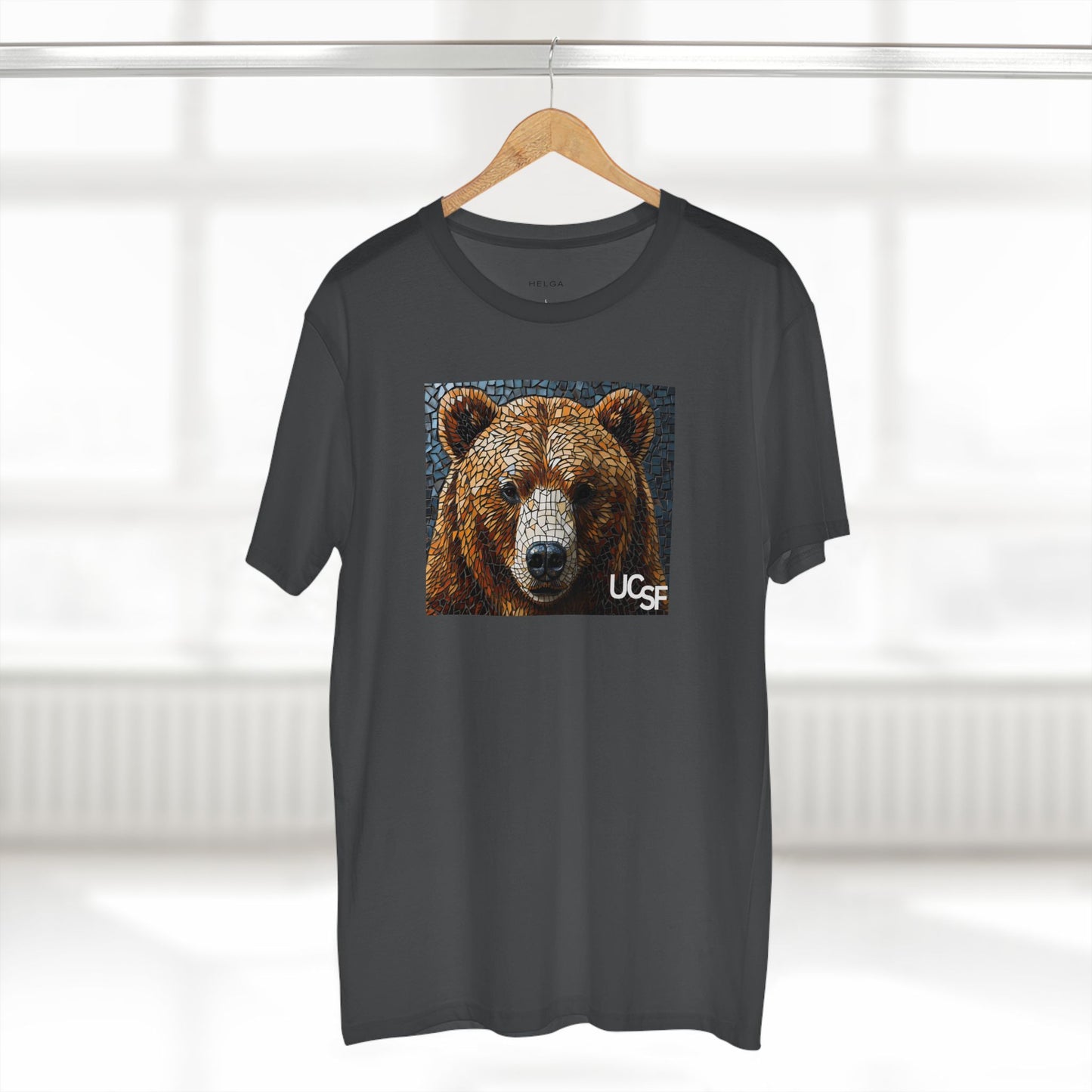 Mosaic Bear Simple Work Tee