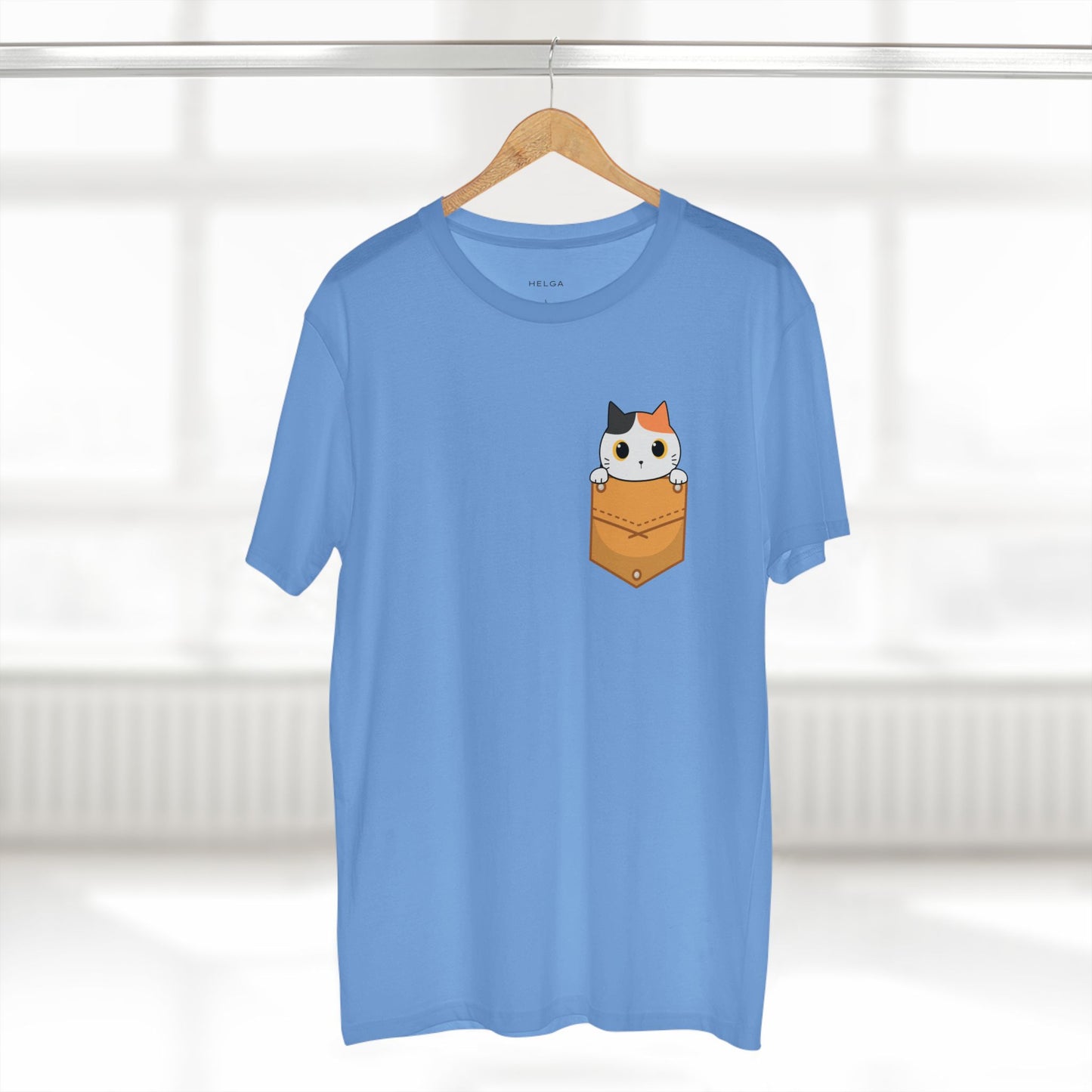 Cat in Pocket Tee