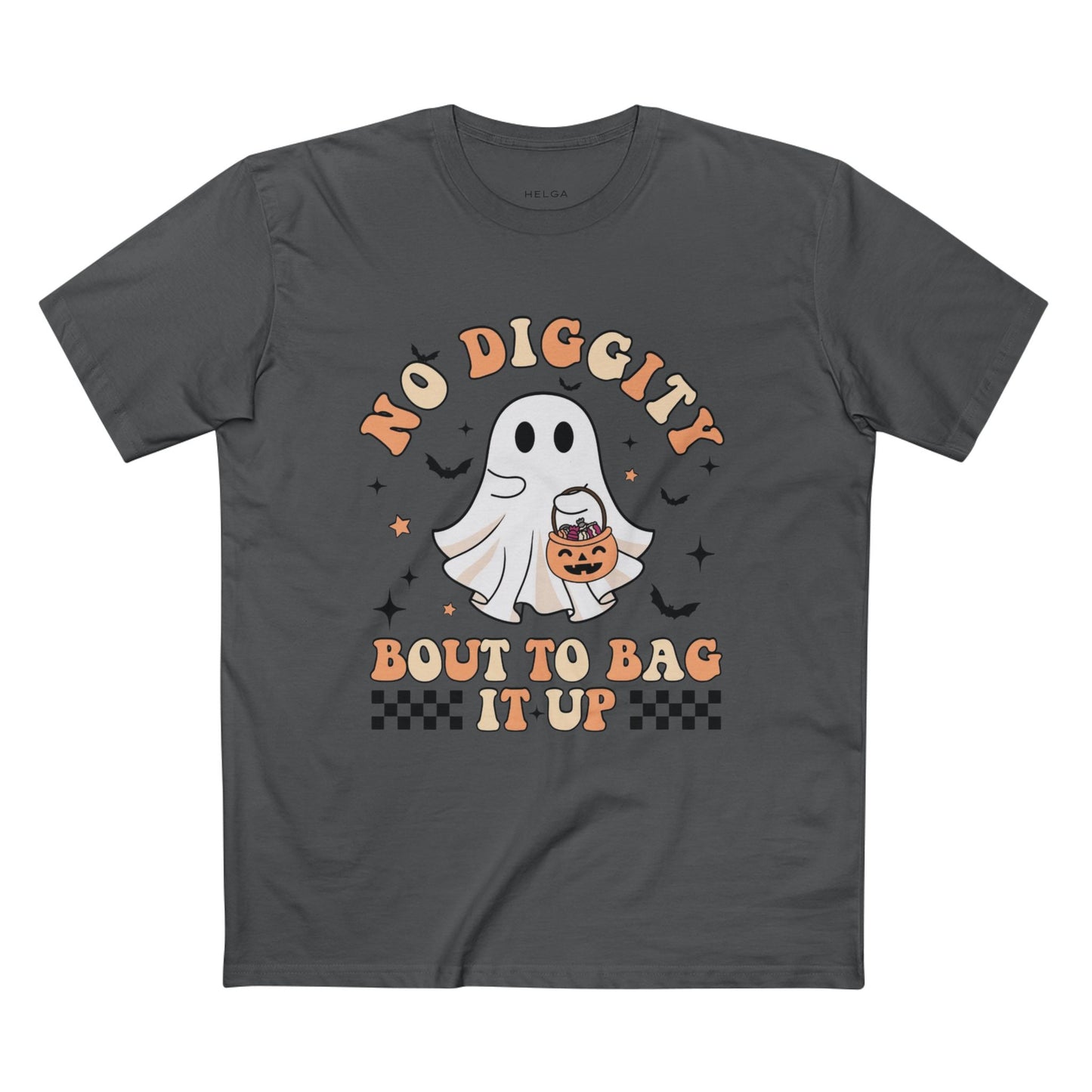 No Diggity Bout To Bag It Up Halloween Tee