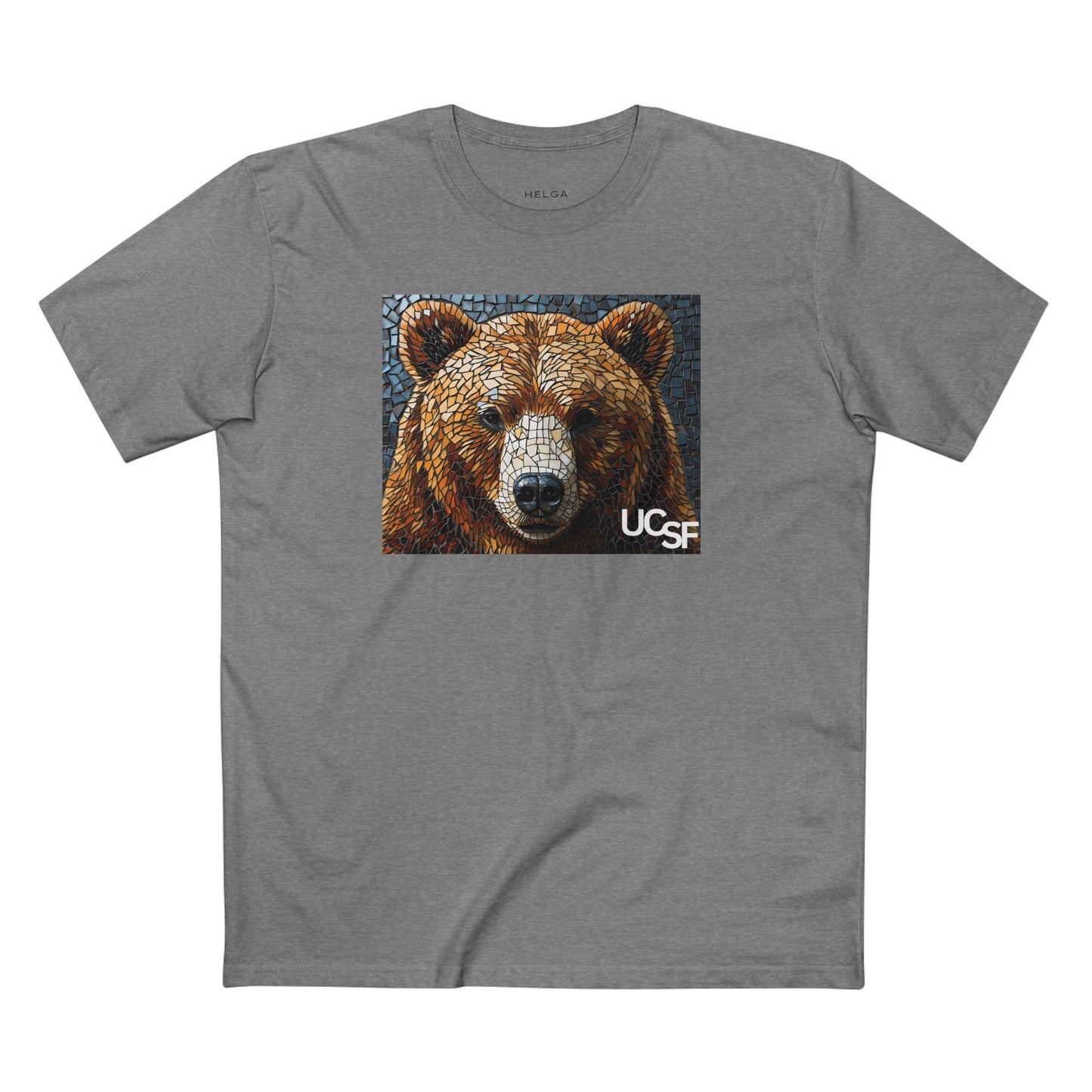 Mosaic Bear Simple Work Tee