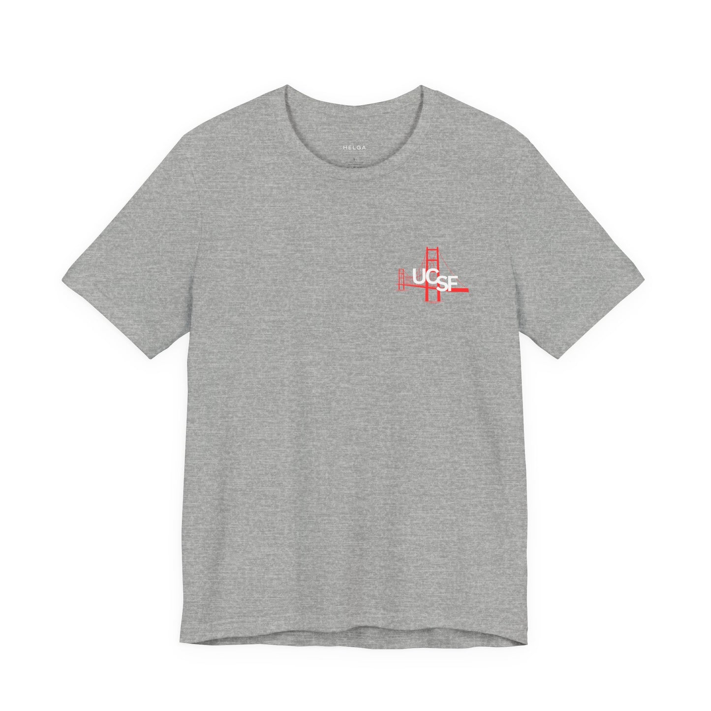 Simple Work Yellow Bridge Dark Colored Unisex Jersey Short Sleeve Tee
