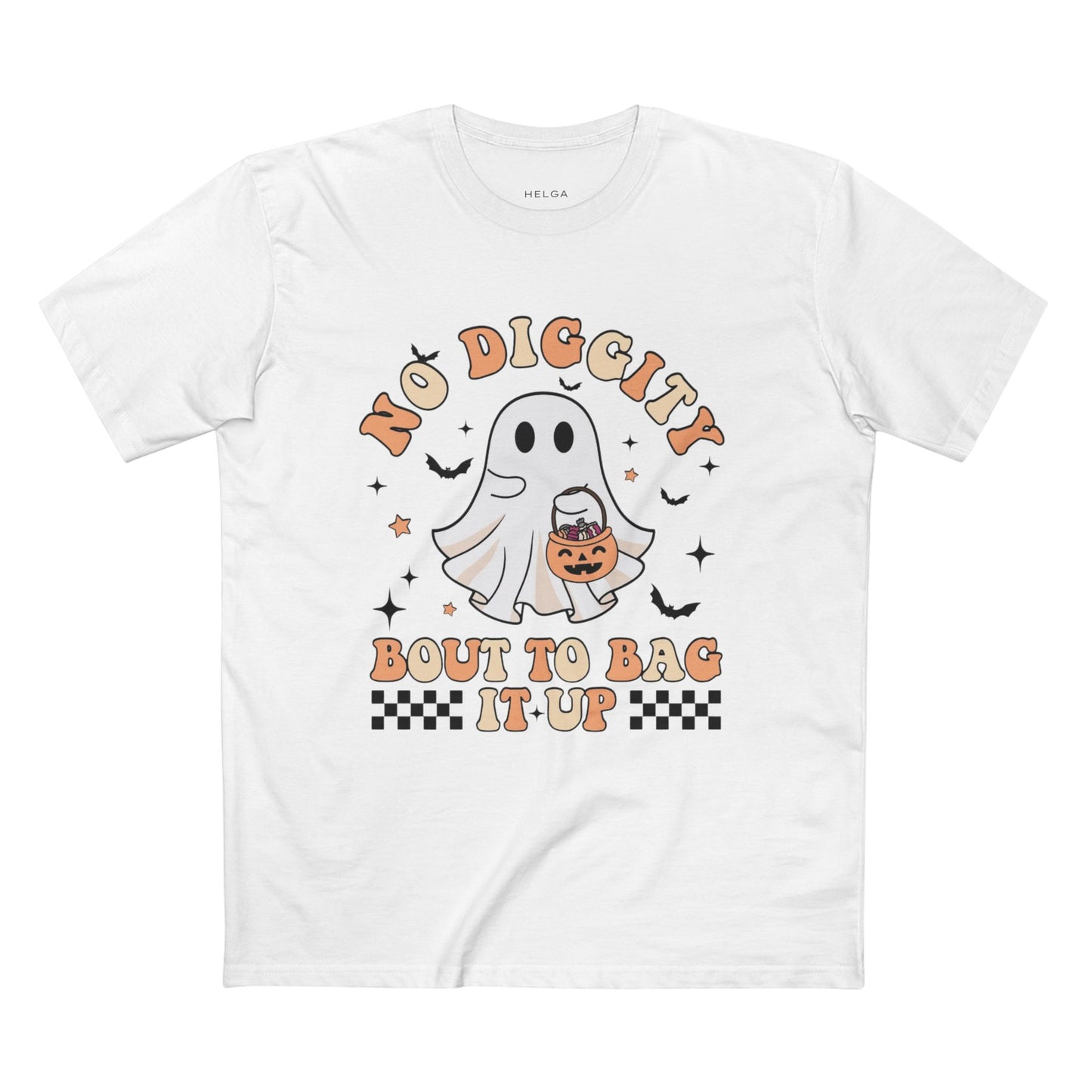 No Diggity Bout To Bag It Up Halloween Tee