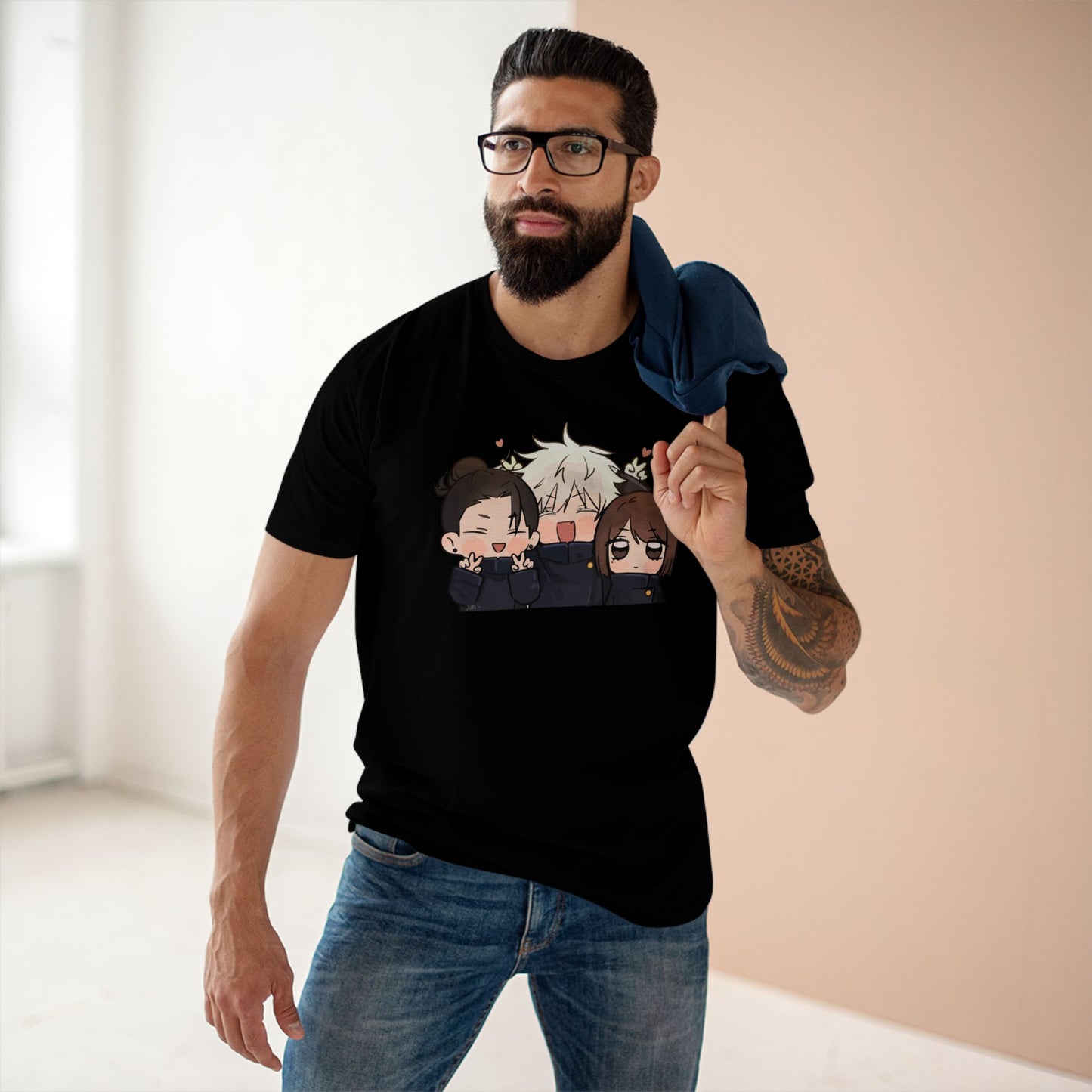 Jujutsu Kaisen Friends Chibi Anime Inspired Tee