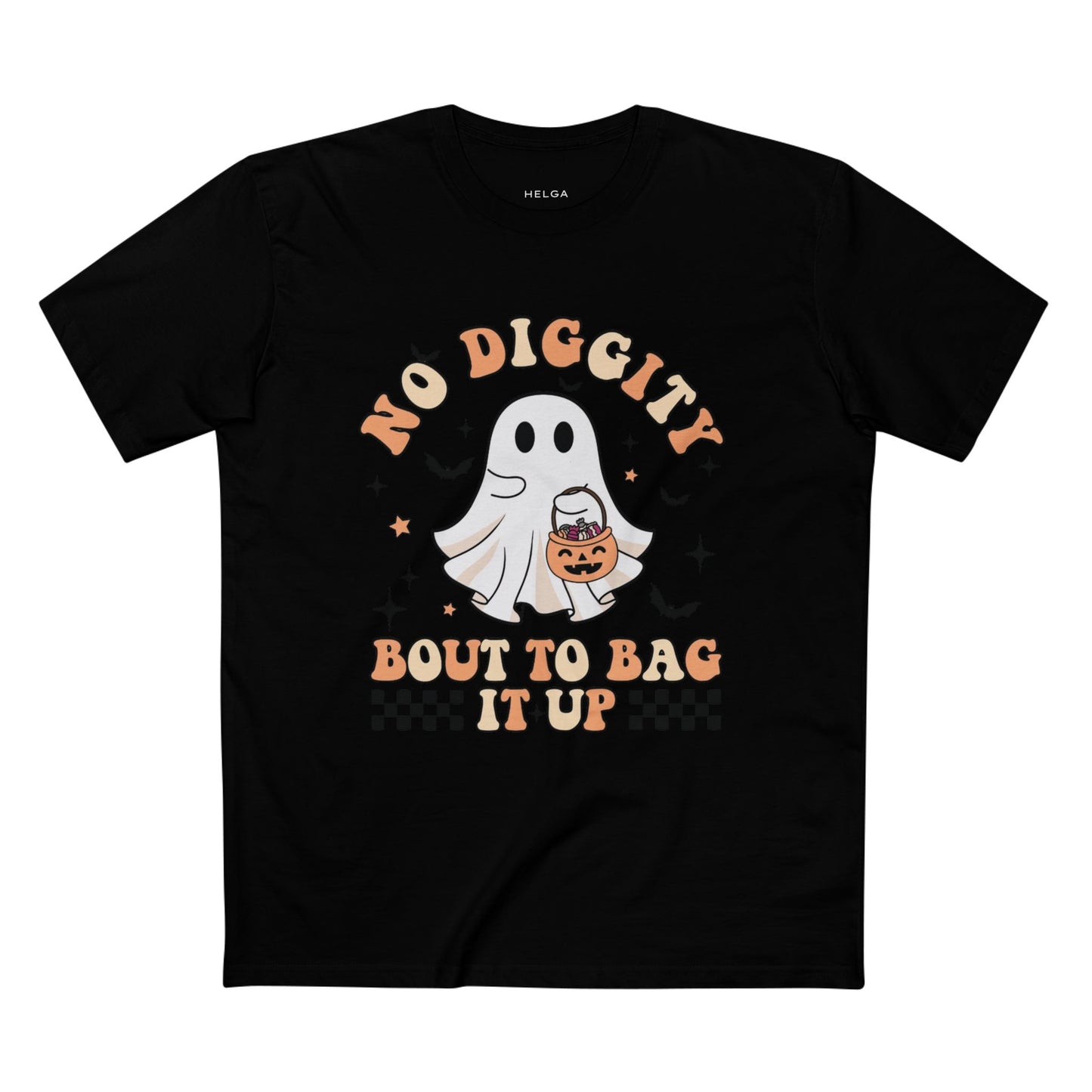 No Diggity Bout To Bag It Up Halloween Tee