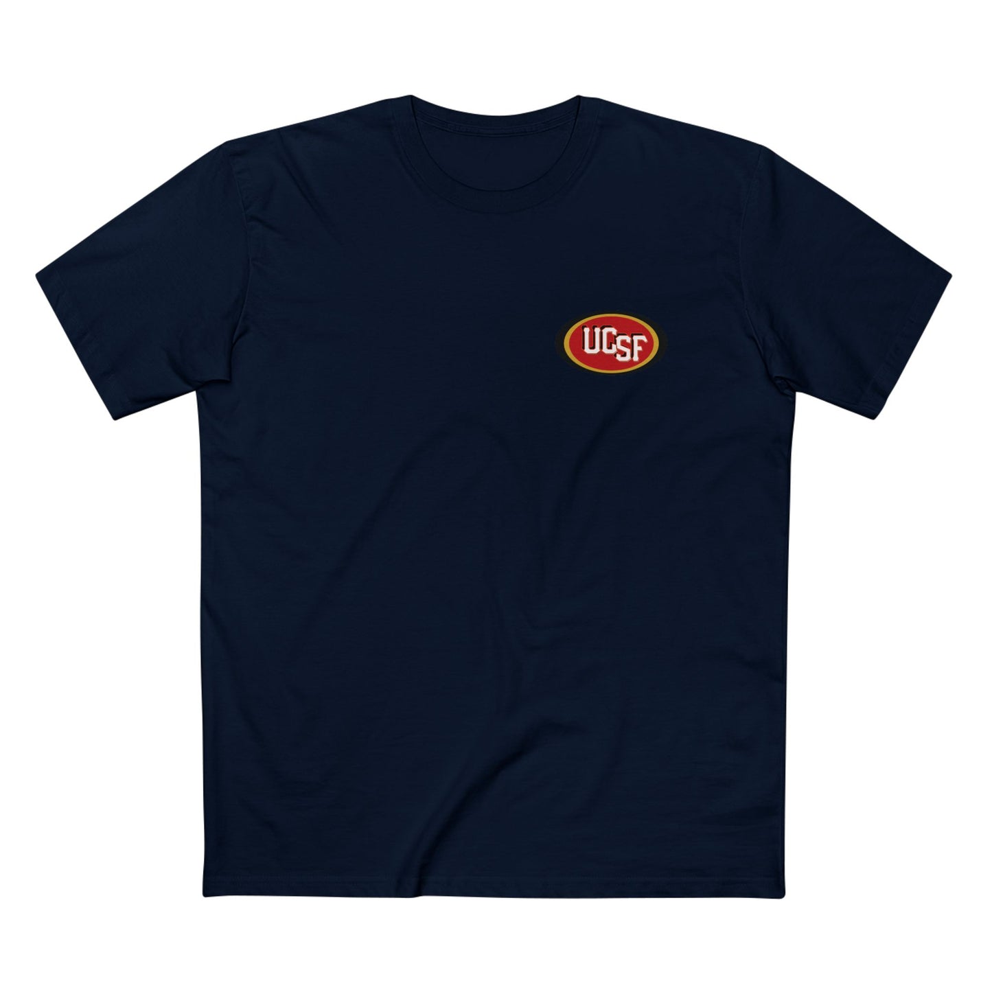 Black Red and Gold Golden Gate Simple Work Tee