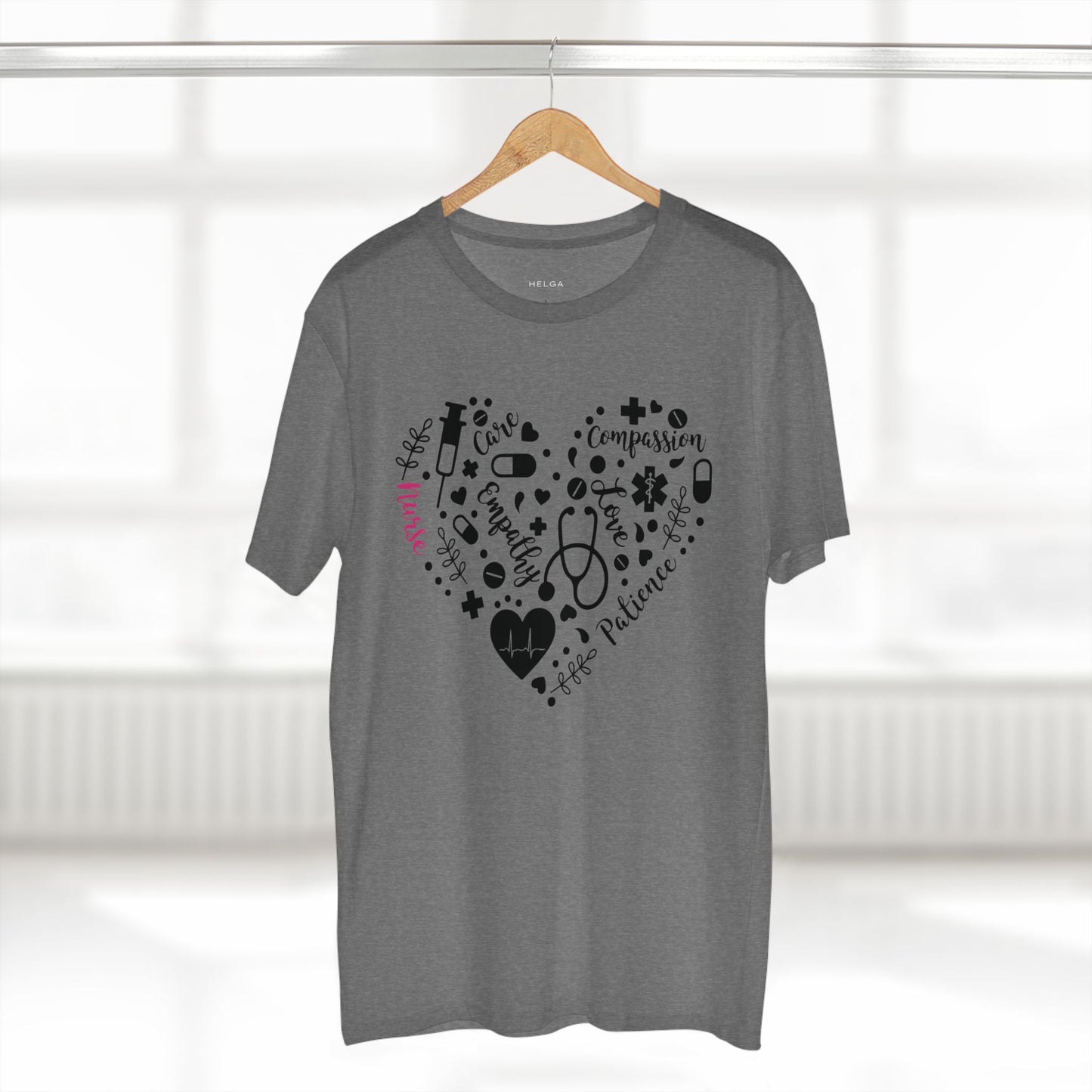 Nurse Heart Shaped Tee