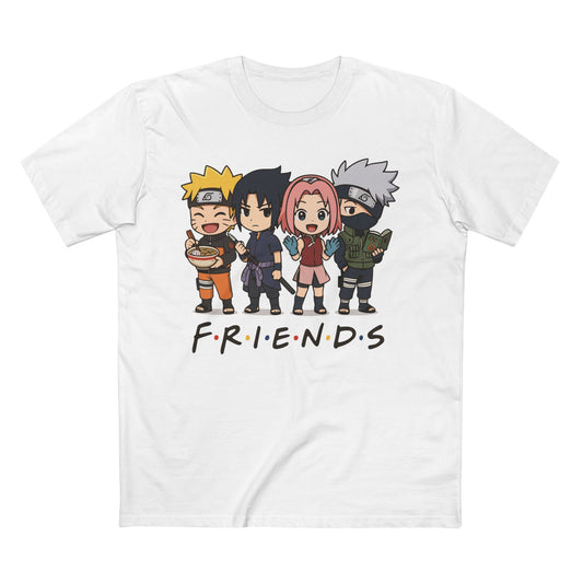 Naruto Friends Front Anime Inspired Tee