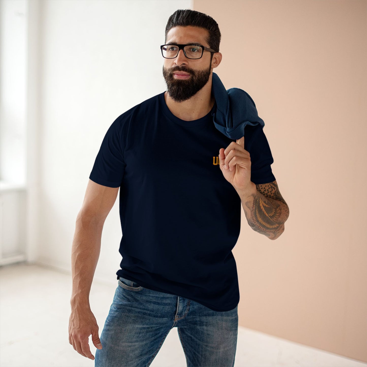 Blue Yellow Golden Gate Simple Work Tee