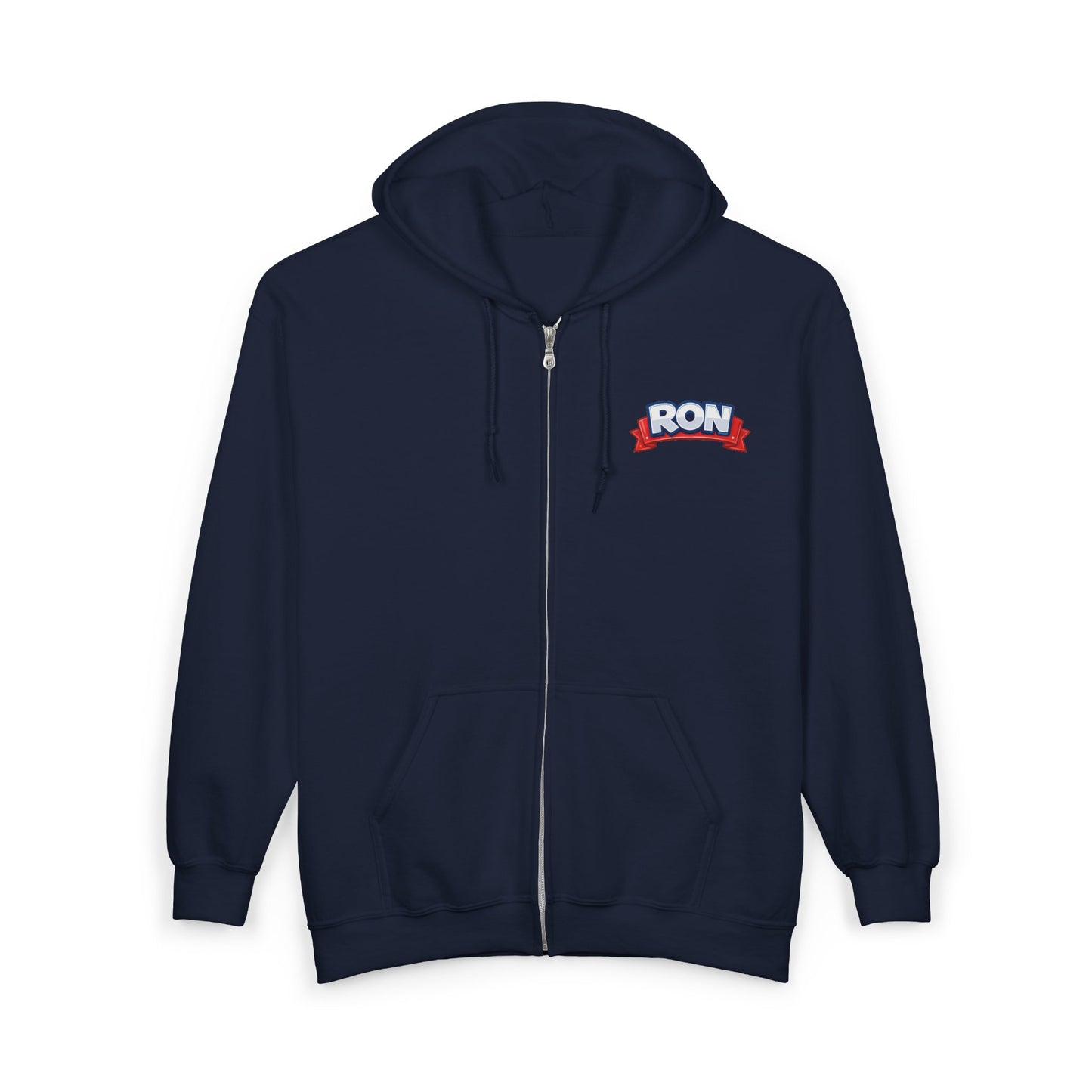 RON Simple Work Neuro ICU Cozy Unisex Zip Hoodie - Perfect for Casual Outings, Gifts, Affordable Streetwear, and Everyday Comfort