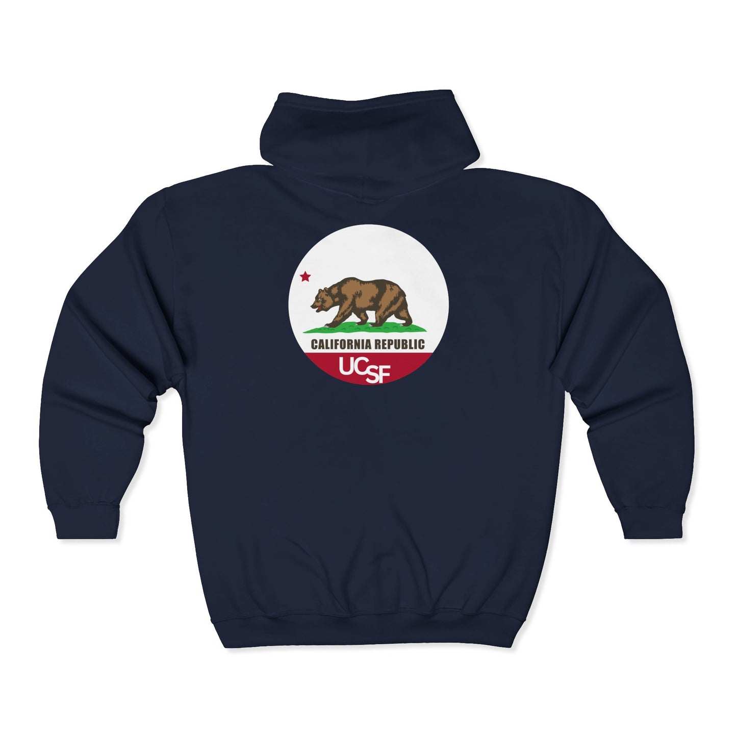 Simple Work Cali Flag Cozy Unisex Zip Hoodie - Perfect for Casual Outings, Gifts, Affordable Streetwear, and Everyday Comfort
