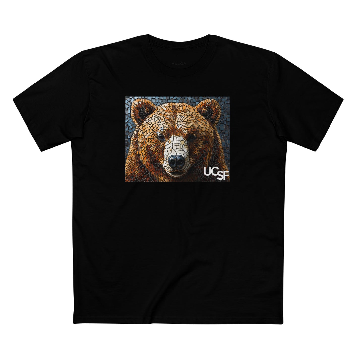 Mosaic Bear Simple Work Tee