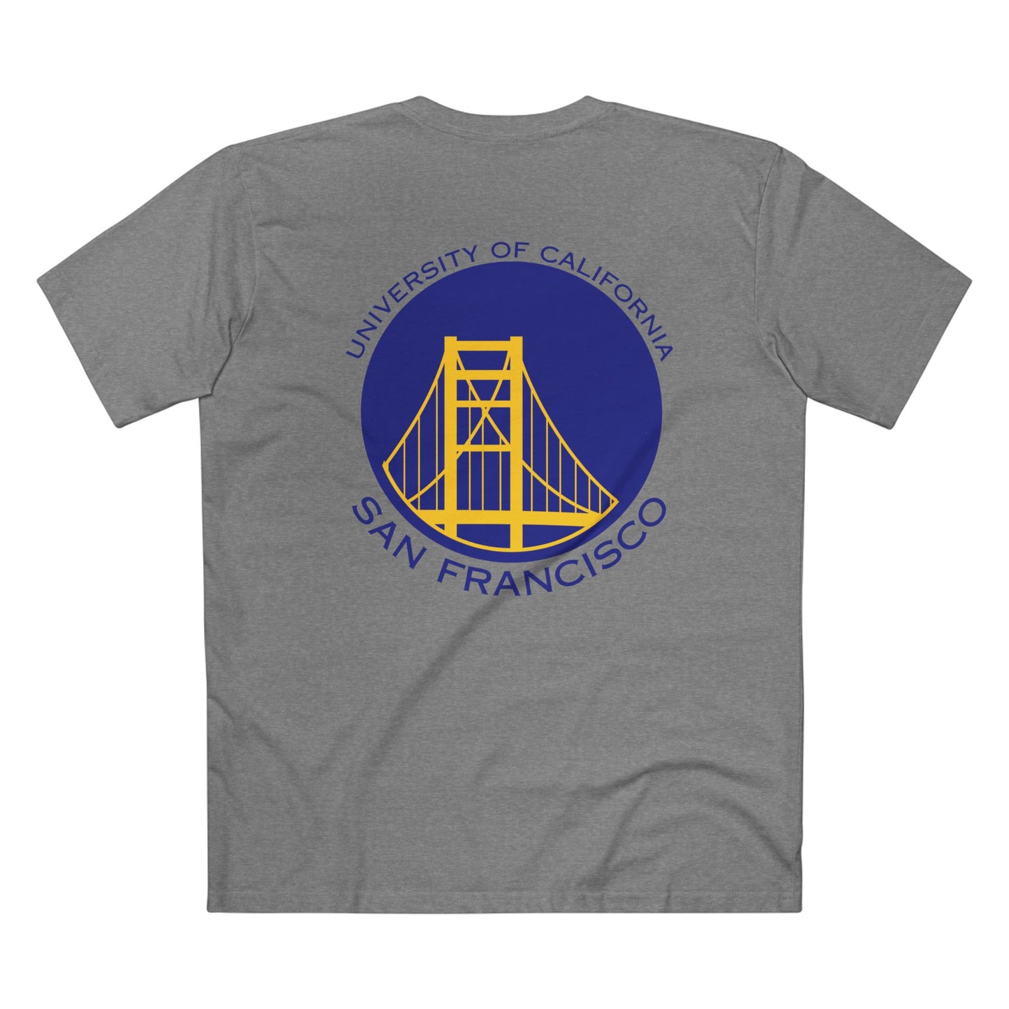 Blue Yellow Golden Gate Simple Work Tee