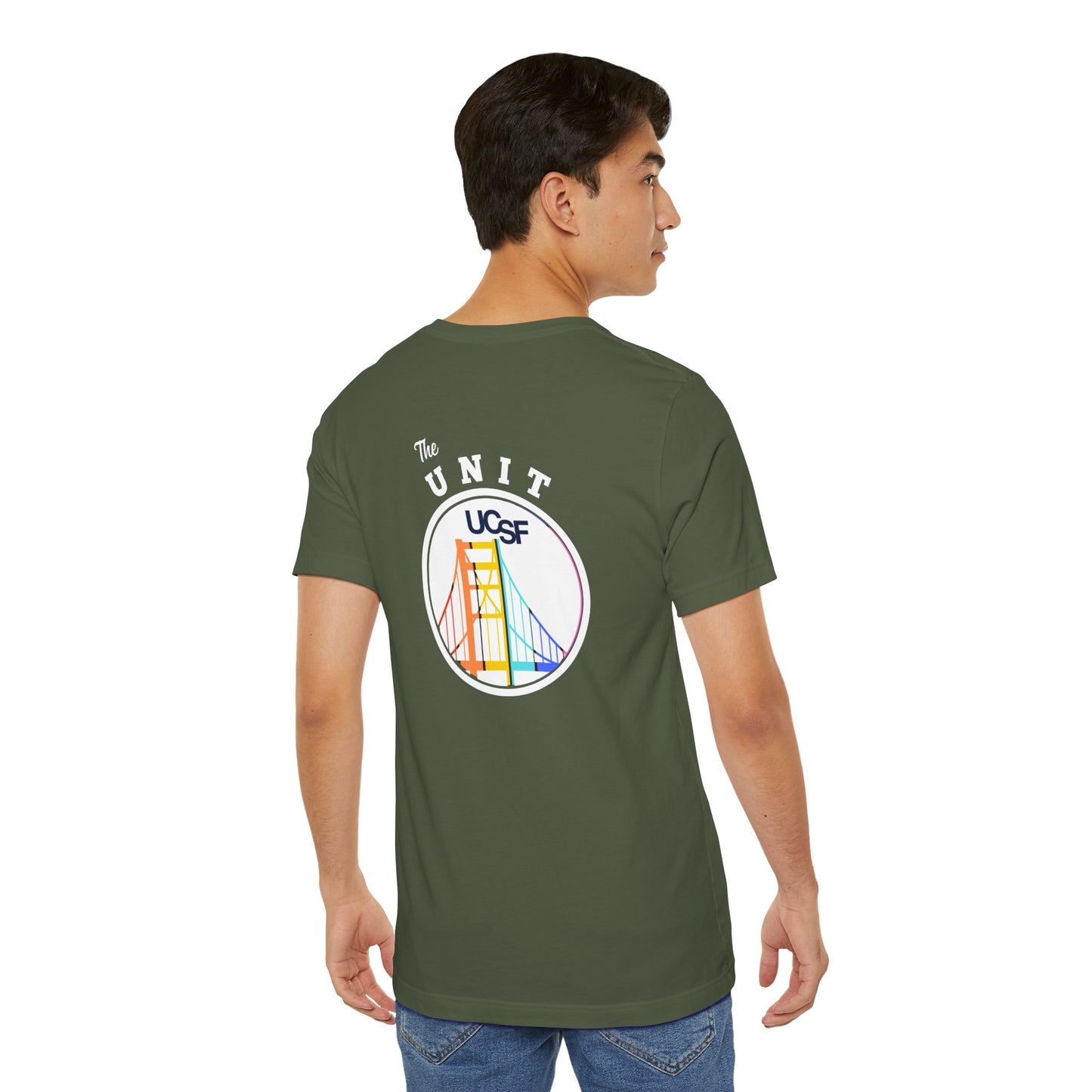 Simple Work The Unit White Dark Colored Unisex Jersey Short Sleeve Tee