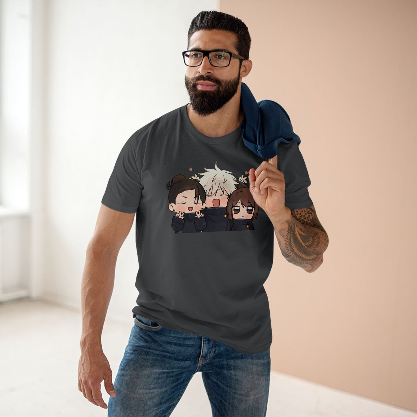 Jujutsu Kaisen Friends Chibi Anime Inspired Tee