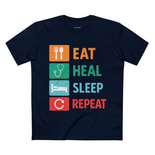 Eat Heal Sleep Repeat Tee