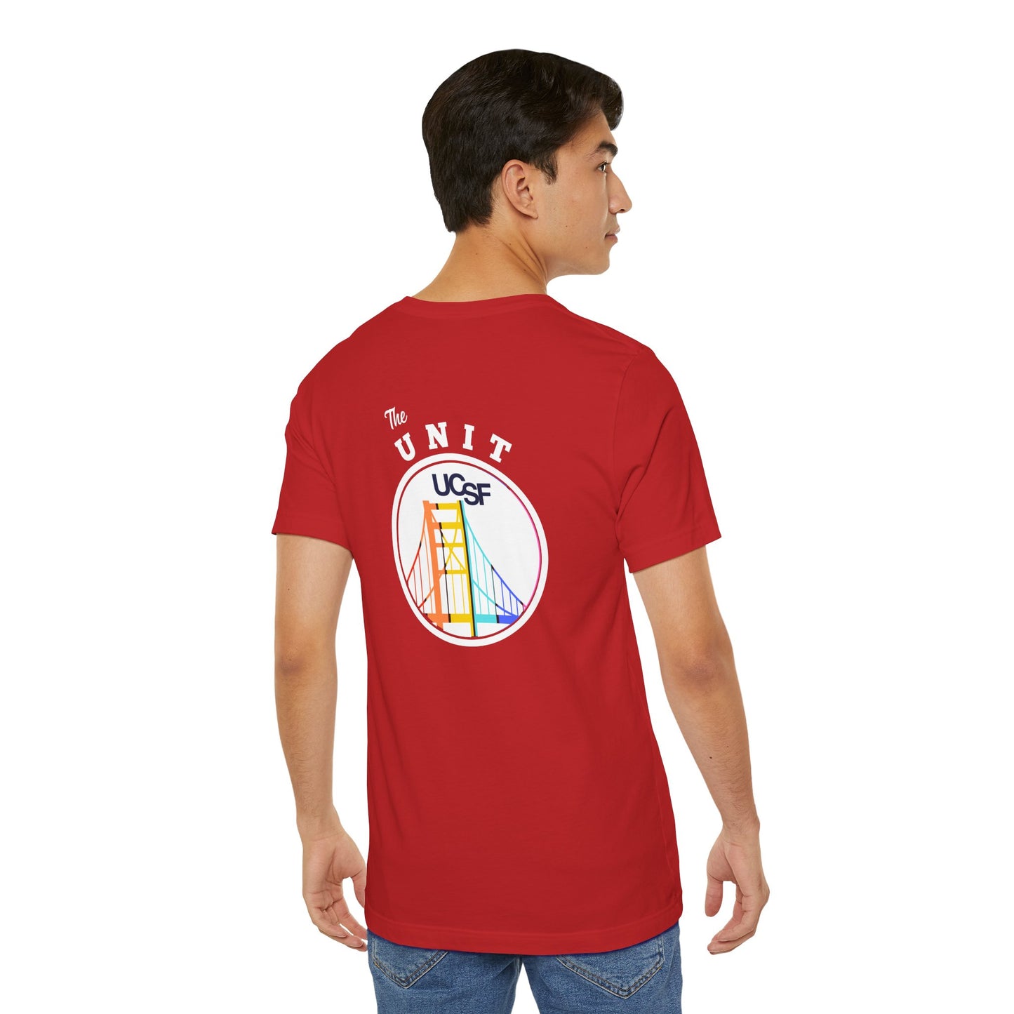Simple Work The Unit White Dark Colored Unisex Jersey Short Sleeve Tee