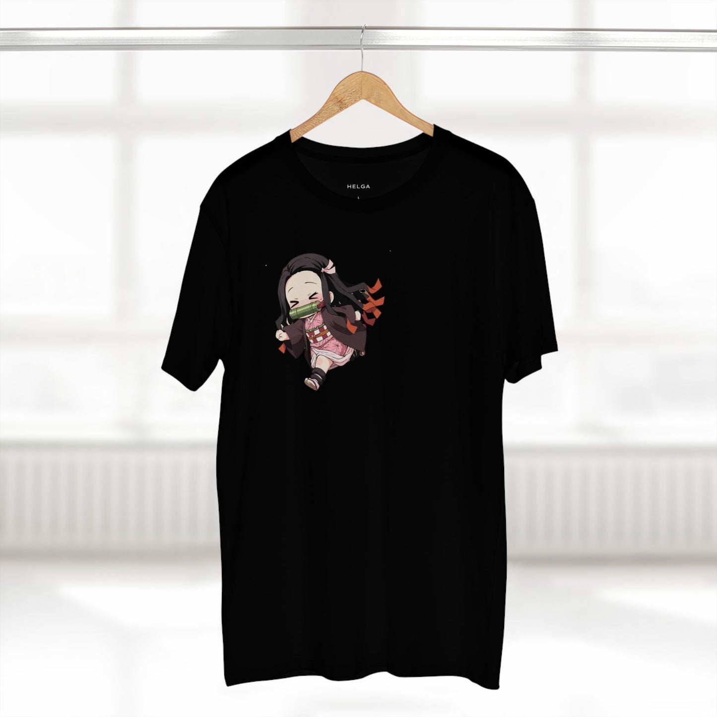 Cute Nezuko Running Away Kimetsu Chibi Anime Inspired Tee