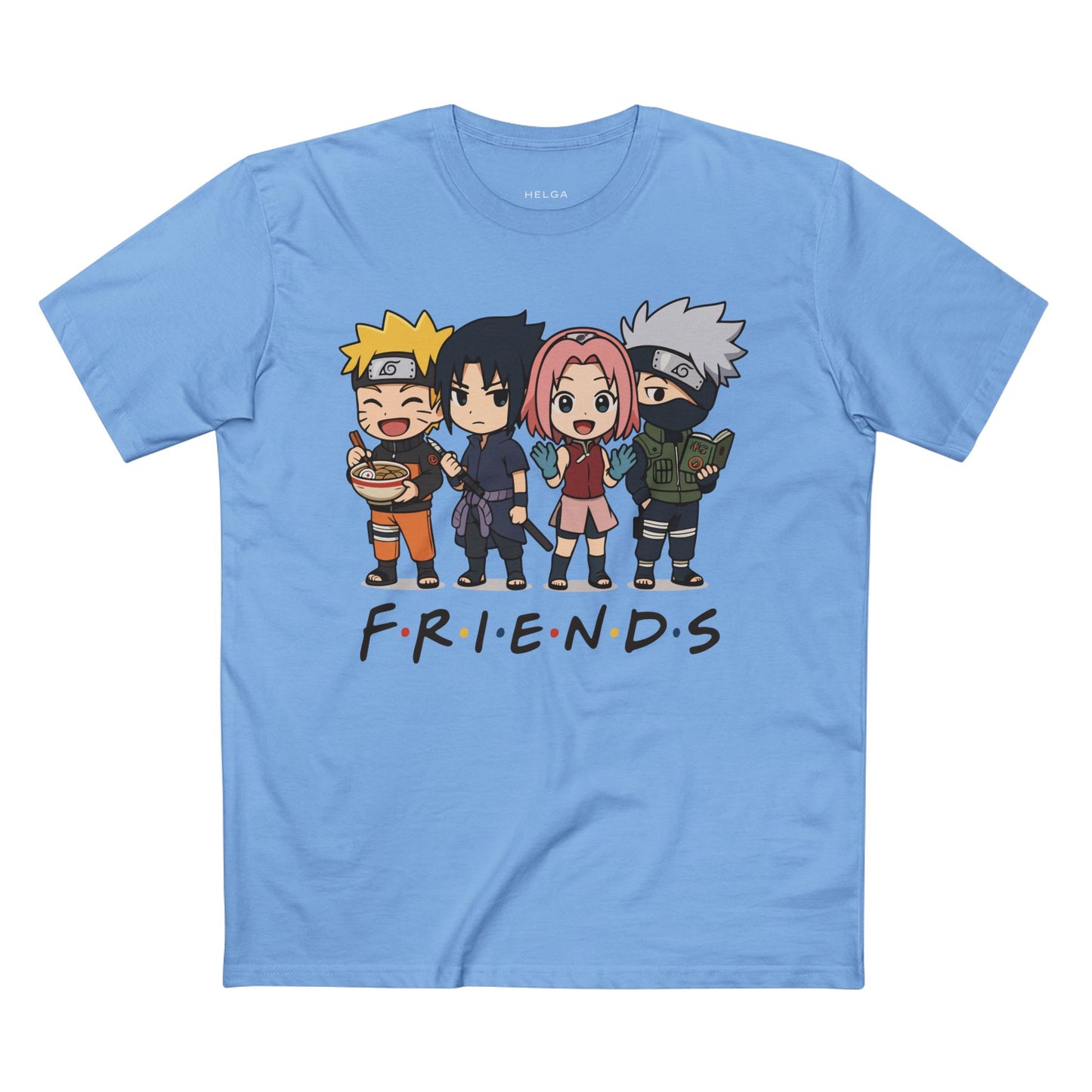 Naruto Friends Front Anime Inspired Tee