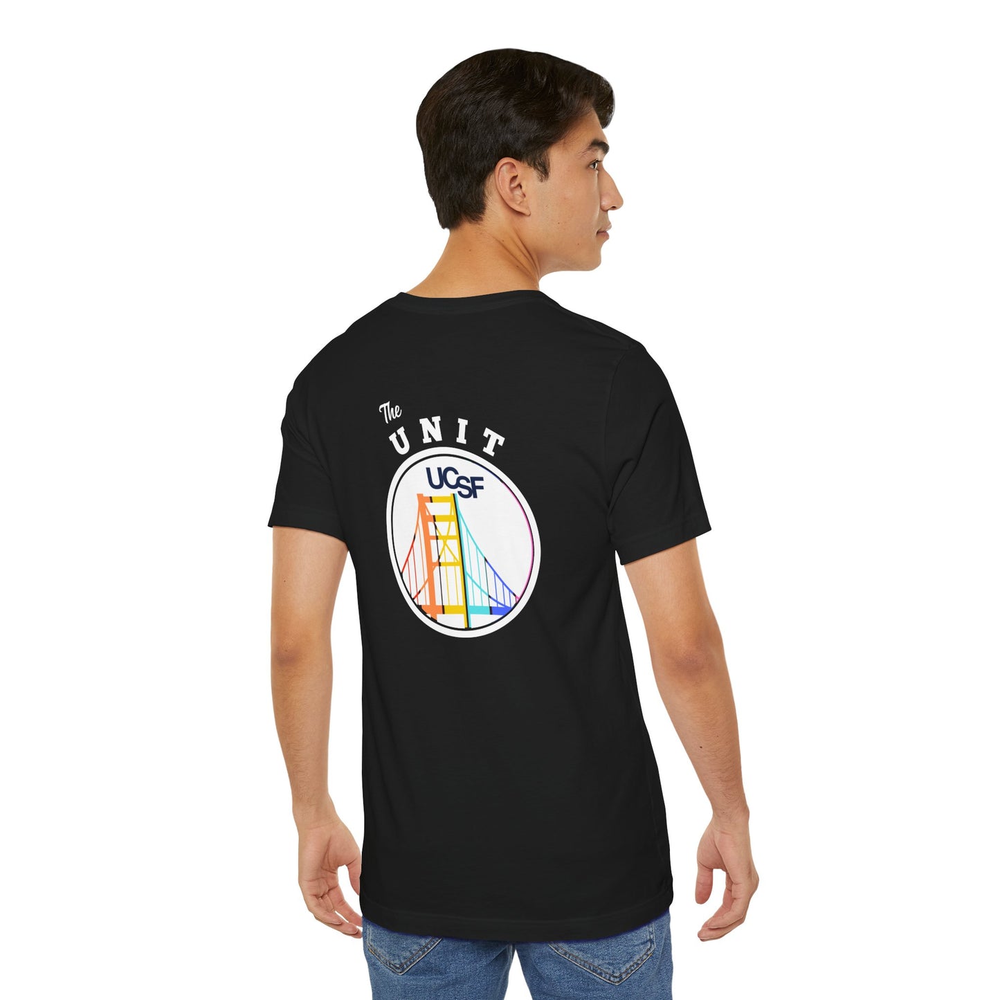 Simple Work The Unit White Dark Colored Unisex Jersey Short Sleeve Tee
