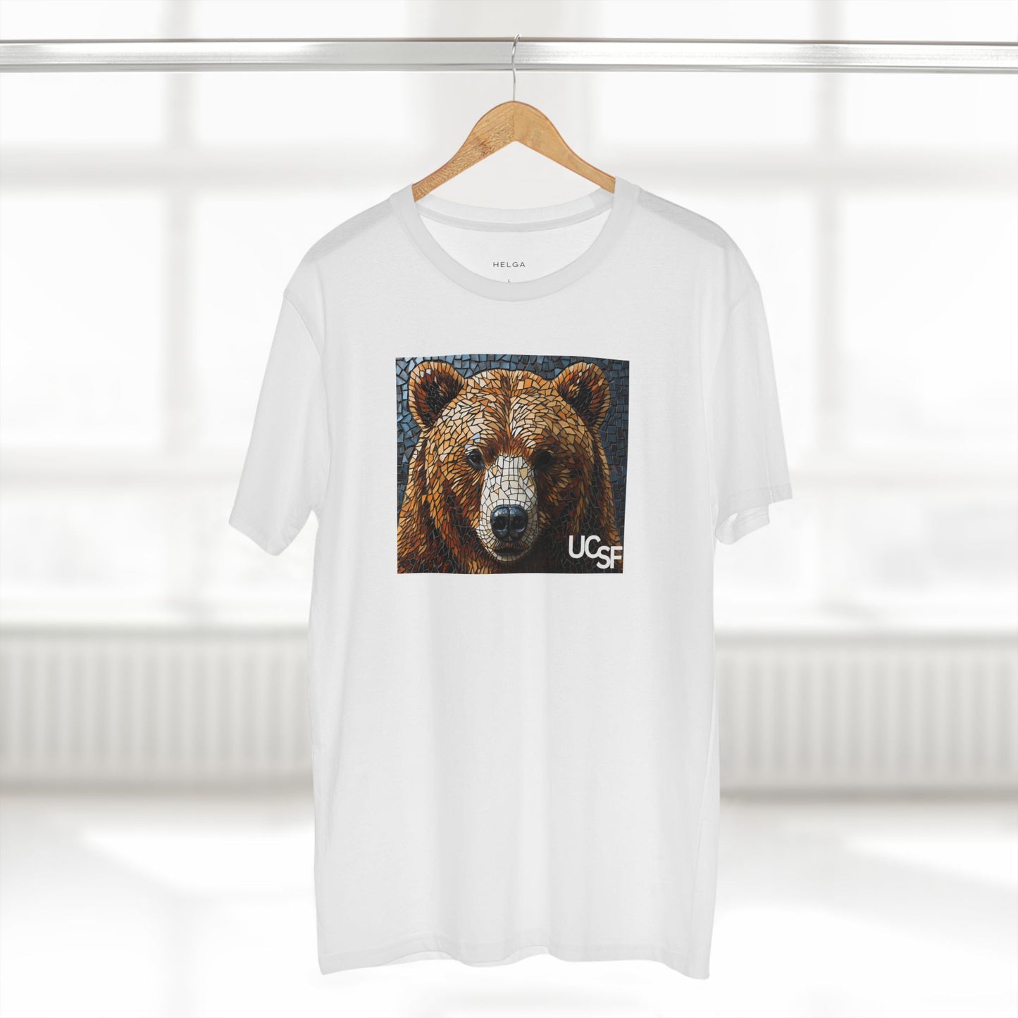 Mosaic Bear Simple Work Tee