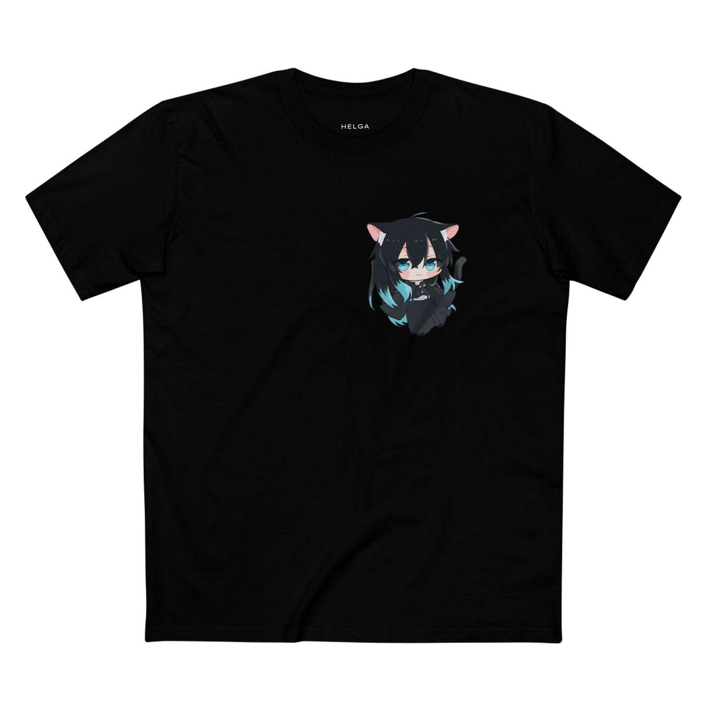 Cat Chibi Anime Inspired Tee