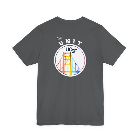 Simple Work The Unit White Dark Colored Unisex Jersey Short Sleeve Tee