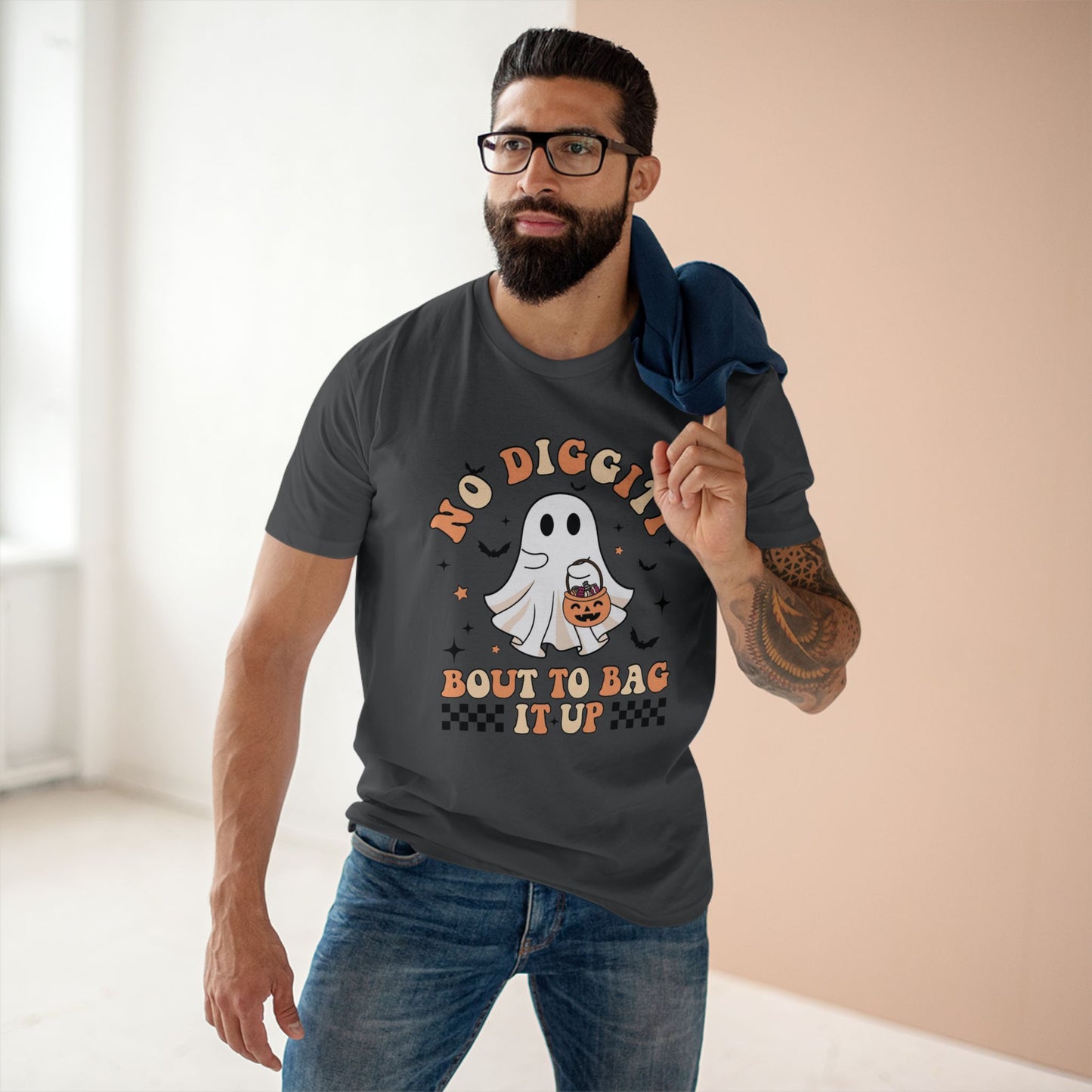 No Diggity Bout To Bag It Up Halloween Tee