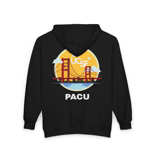 Simple Work Yellow Bridge PACU Cozy Unisex Zip Hoodie - Perfect for Casual Outings, Gifts, Affordable Streetwear, and Everyday Comfort