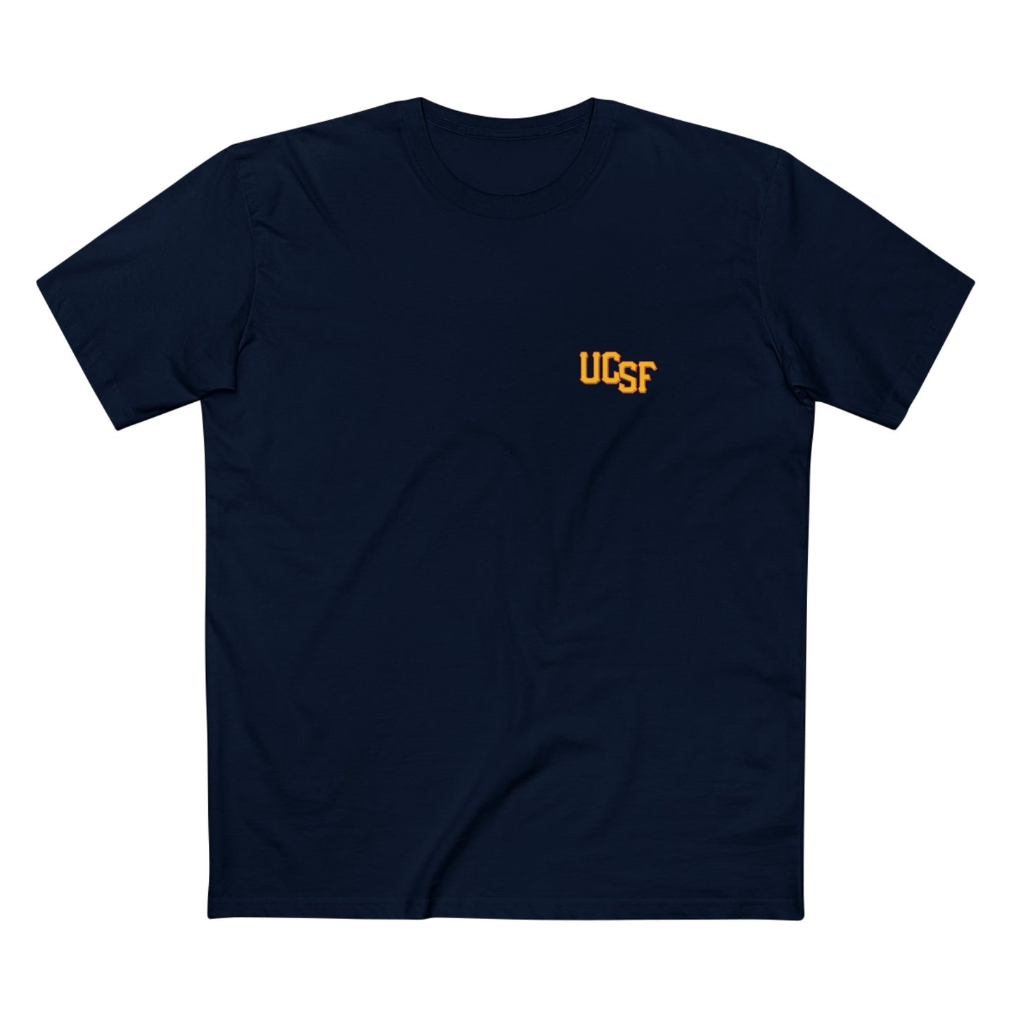 Yellow Blue Golden Gate Simple Work Tee