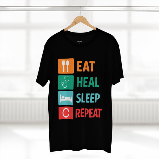 Eat Heal Sleep Repeat Tee
