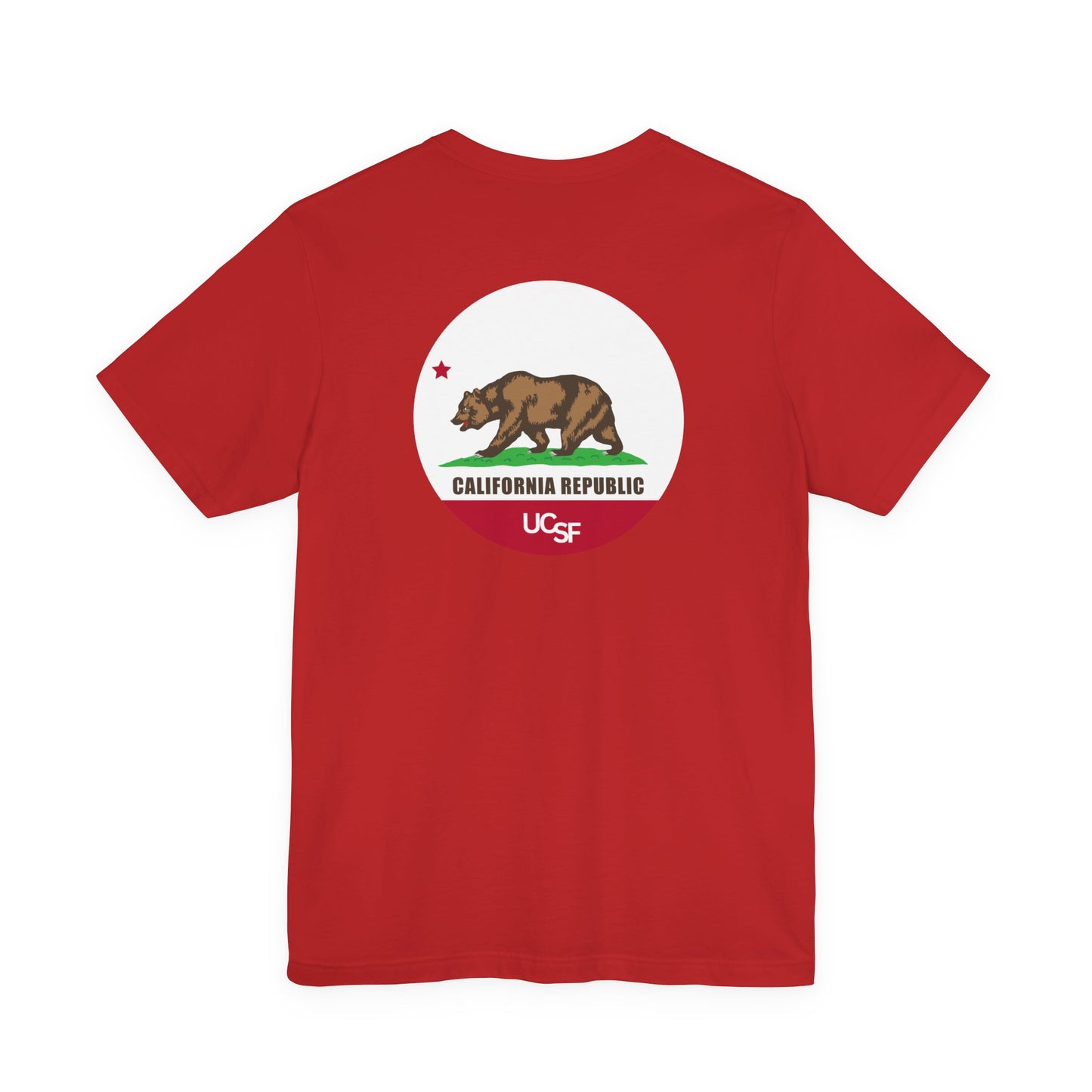 Simple Work Dark Cali Flag Unisex Jersey Short Sleeve Tee