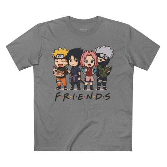 Naruto Friends Front Anime Inspired Tee