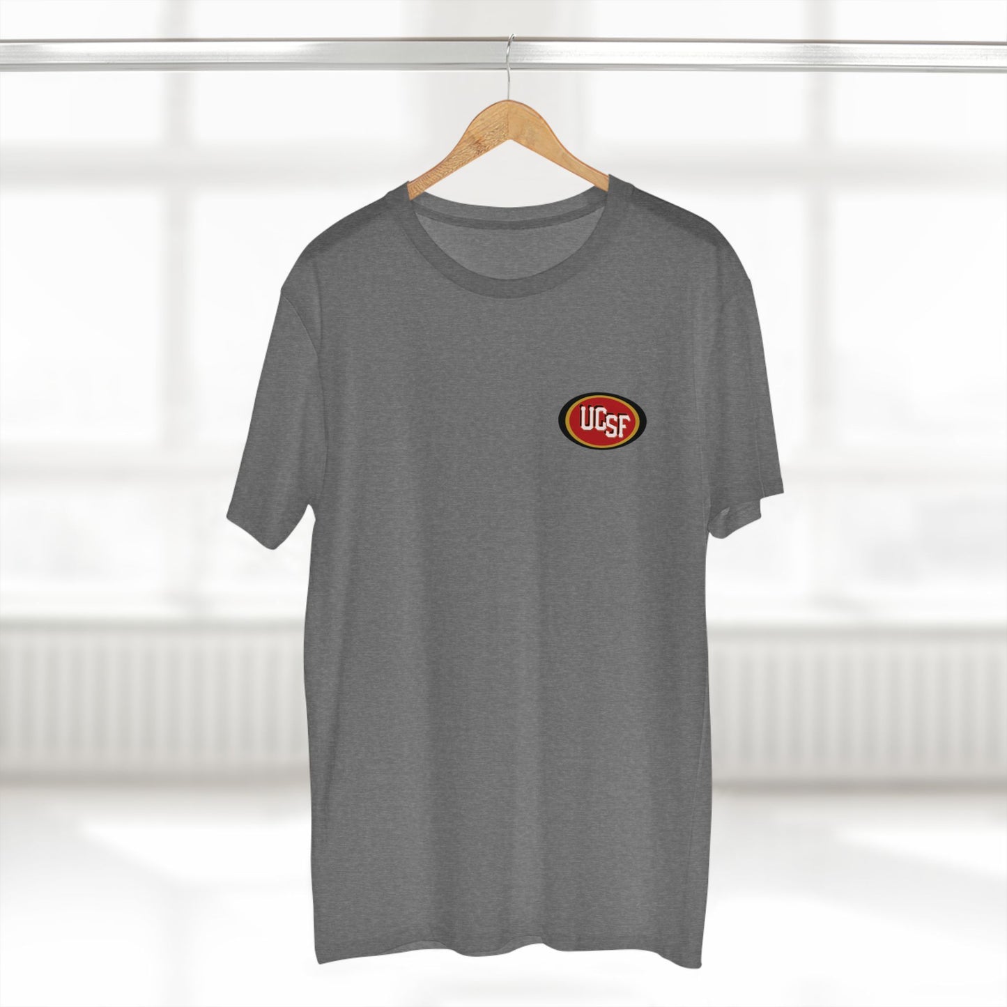 Black Red and Gold Golden Gate Simple Work Tee
