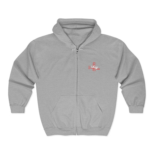 Simple Work Cali Flag Cozy Unisex Zip Hoodie - Perfect for Casual Outings, Gifts, Affordable Streetwear, and Everyday Comfort