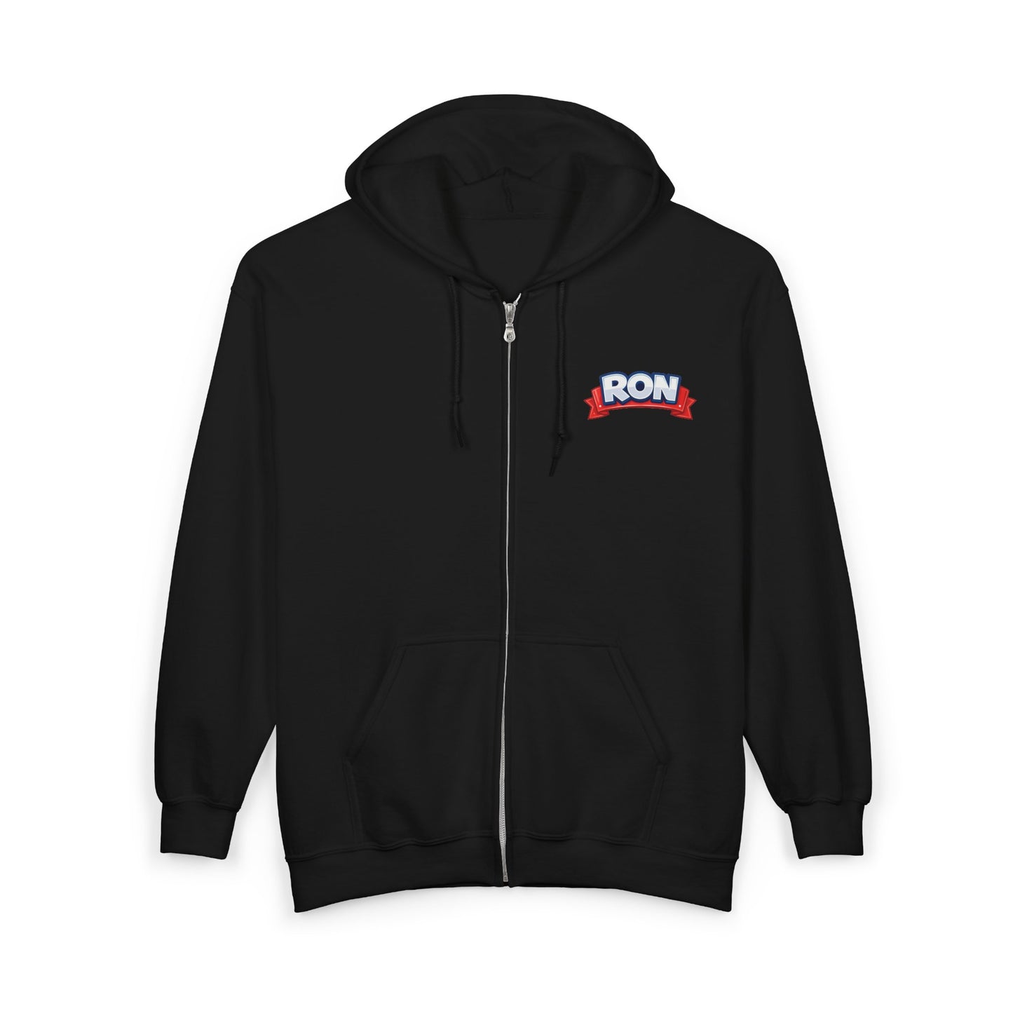RON Simple Work Neuro ICU Cozy Unisex Zip Hoodie - Perfect for Casual Outings, Gifts, Affordable Streetwear, and Everyday Comfort