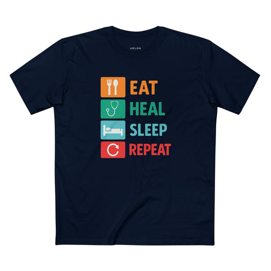 Eat Heal Sleep Repeat Tee
