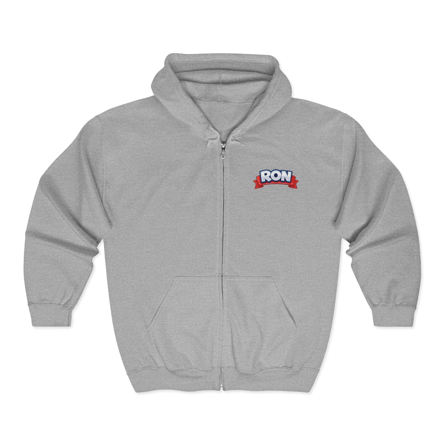 RON Simple Work Neuro ICU Cozy Unisex Zip Hoodie - Perfect for Casual Outings, Gifts, Affordable Streetwear, and Everyday Comfort