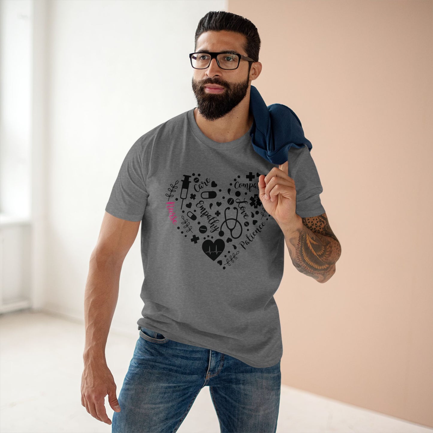 Nurse Heart Shaped Tee