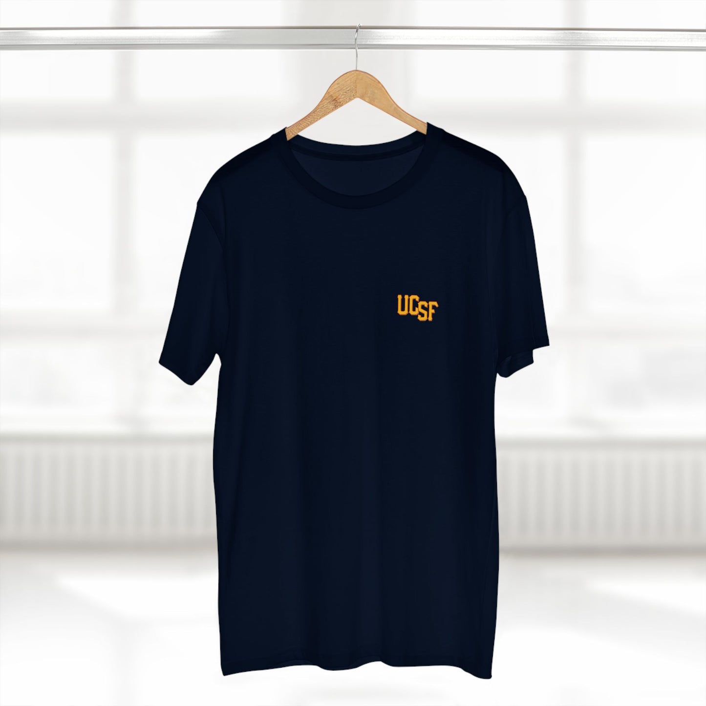 Yellow Blue Golden Gate Simple Work Tee