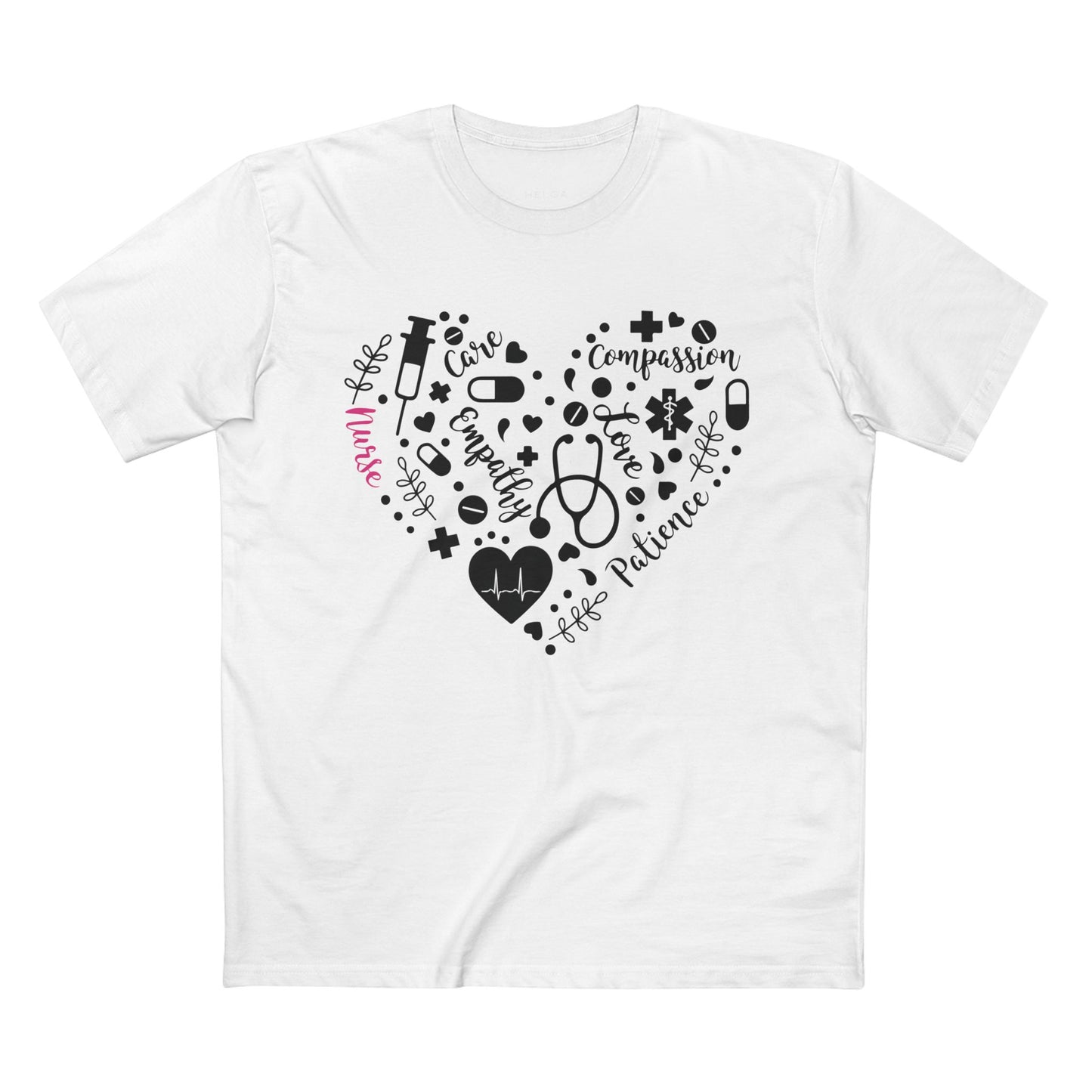 Nurse Heart Shaped Tee