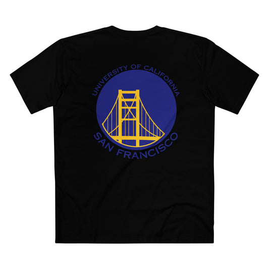 Blue Yellow Golden Gate Simple Work Tee