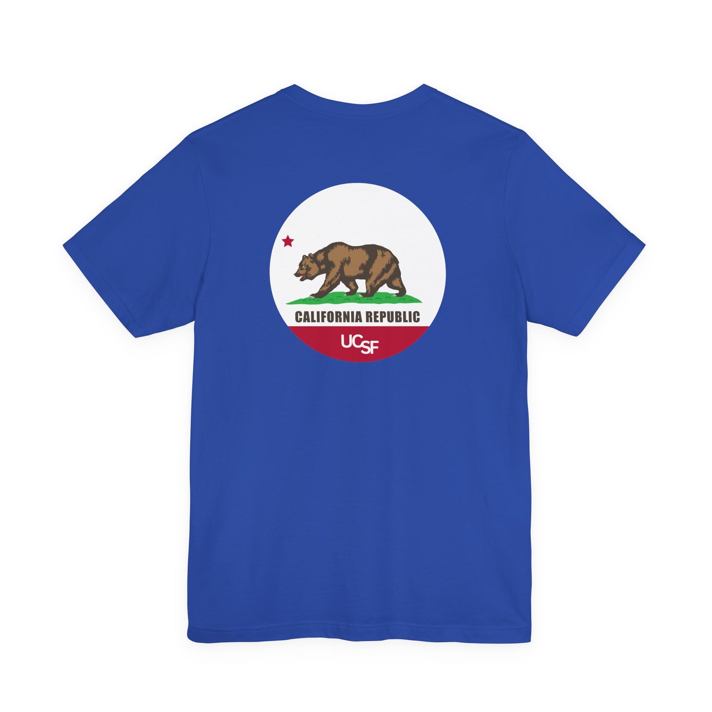 Simple Work Dark Cali Flag Unisex Jersey Short Sleeve Tee
