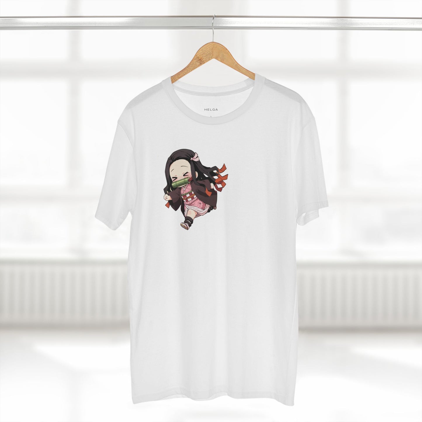 Cute Nezuko Running Away Kimetsu Chibi Anime Inspired Tee
