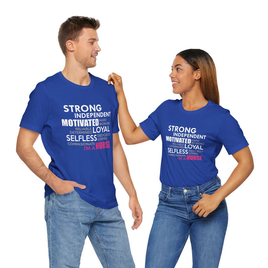 I'm a Nurse Unisex Jersey Short Sleeve Tee
