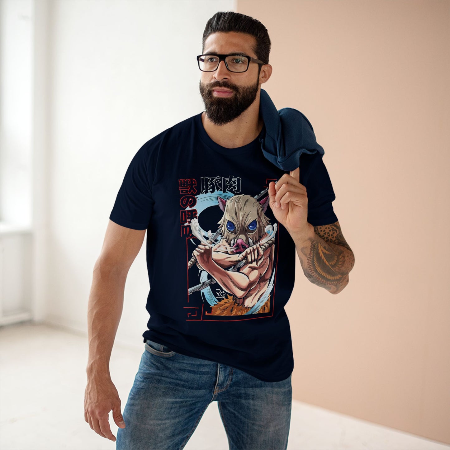 Inosuke Kimetsu Anime Inspired Tee